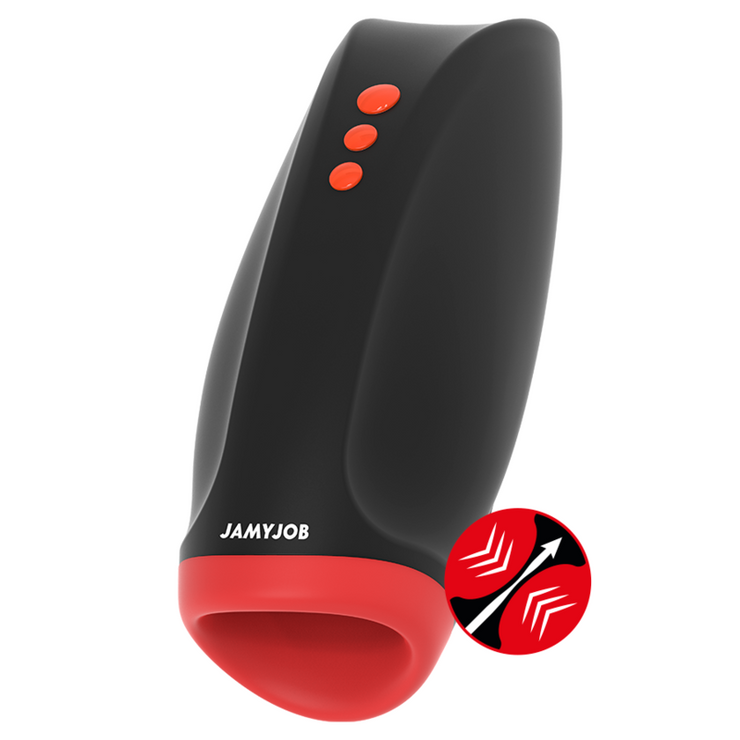 JAMYJOB NOVAX MASTURBADOR CON VIBRACION Y COMPRESIÓN - Pelvia