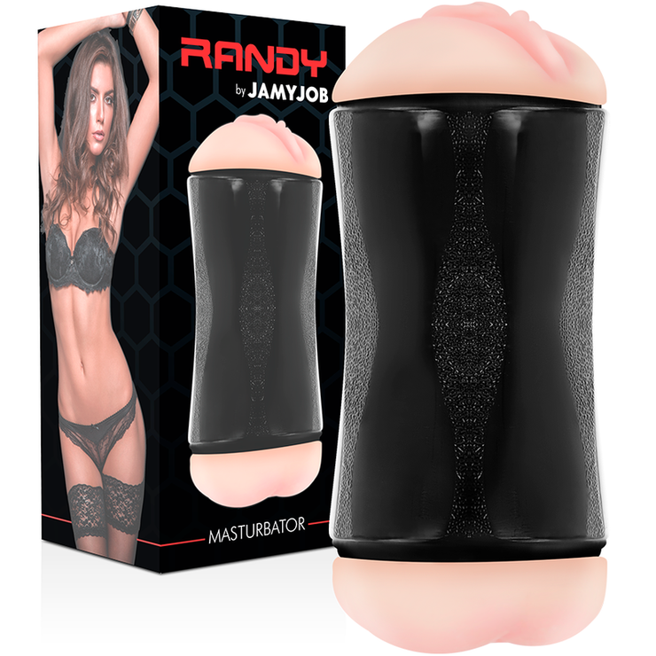 JAMYJOB RANDY MASTURBADOR DOBLE ENTRADA - VAGINA Y ANO - Pelvia