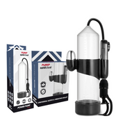 PUMP ADDICTED™ - BOMBA ERECCIÓN RX5 TRANSPARENTE CON VIBRADOR - Pelvia