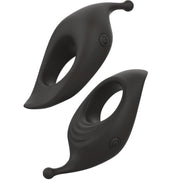 B SWISH - BCHARMED RHYTHM INFINITE DELUXE ANILLO PARA PENE 15 VIBRACIONES NEGRO - Pelvia
