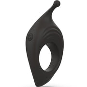 B SWISH - BCHARMED RHYTHM INFINITE DELUXE ANILLO PARA PENE 15 VIBRACIONES NEGRO - Pelvia