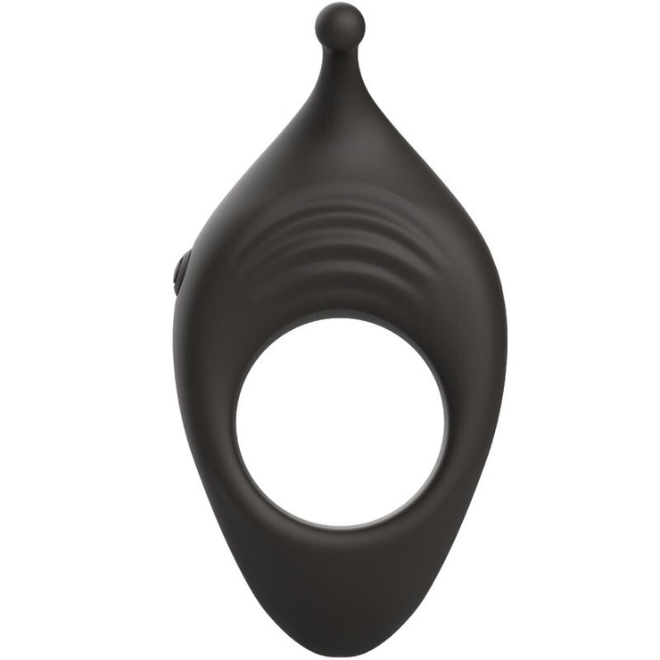 B SWISH - BCHARMED RHYTHM INFINITE DELUXE ANILLO PARA PENE 15 VIBRACIONES NEGRO - Pelvia