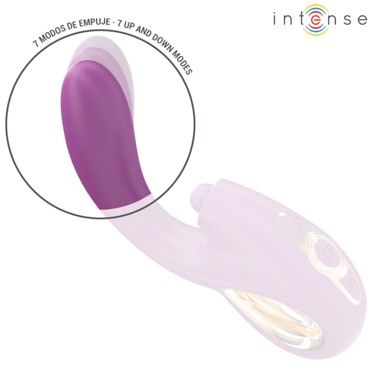 INTENSE - LALI VIBRADOR PUNTO G MULTIFUNCIÓN ESTIMULACIÓN & EMOUJE & VIBRACIÓN MORADO - Pelvia