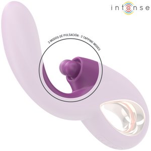 INTENSE - LALI VIBRADOR PUNTO G MULTIFUNCIÓN ESTIMULACIÓN & EMOUJE & VIBRACIÓN MORADO