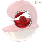 INTENSE - MARIAH VIBRADOR & ESTIMULADOR EN FORMA DE U VIBRACIONES ROJO