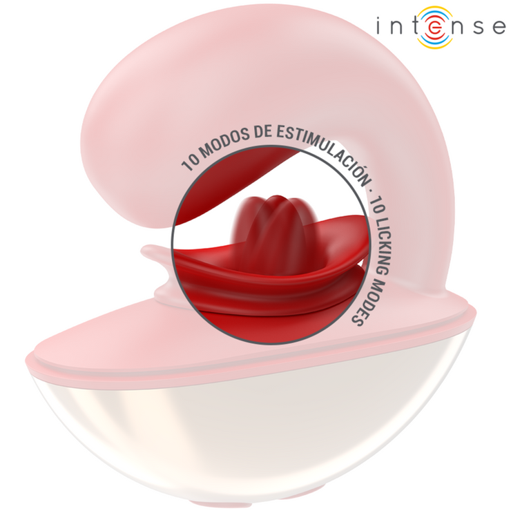INTENSE - MARIAH VIBRADOR & ESTIMULADOR EN FORMA DE U VIBRACIONES ROJO - Pelvia