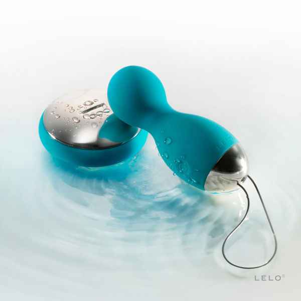 Lelo Hula Insignia Bolas Vibradoras Azul con Control Remoto - Experimenta la Plenitud de las Bolas Vibradoras Lelo Hula - Pelvia