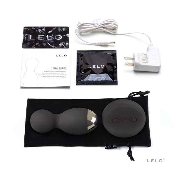 Lelo Hula Insignia Bolas Vibradoras Negro con Mando a Distancia - Disfruta del Placer Intenso con Bolas Vibradoras Lelo Hula - Pelvia