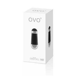 OVO W2 BALA VIBRADORA NEGRO CHROME - Pelvia