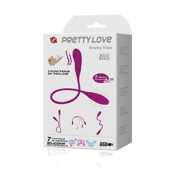Pretty Love Smart - Snaky Vibe Vibrador Flexible - Pelvia
