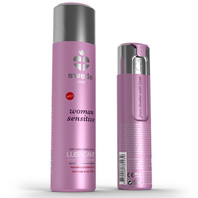 SWEDE ORIGINAL LUBRICANTE WOMAN SENSITIVE 60 ML - Pelvia