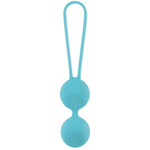 Amoressa osian two bolas chinas dobles azules silicona