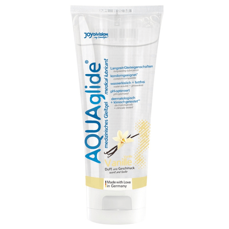 Aquaglide Vainilla Lubricante a Base de Agua 100 ml - Suavidad y Placer Intensos con Lubricante a Base de Agua Aquaglide - Pelvia