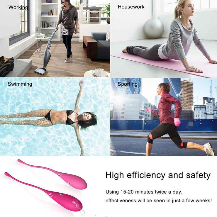 Leslie Kegel fit Set de Pesas Vaginales - Pelvia
