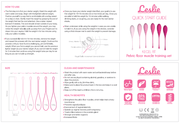 Leslie Kegel fit Set de Pesas Vaginales - Pelvia