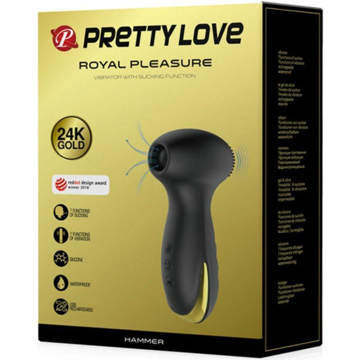 Pretty Love Smart Hammer Vibrador y Succionador dos en uno - Pelvia