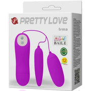 Pretty Love Irma Huevo vibrador doble - Pelvia