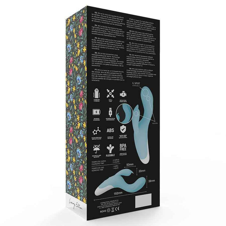 Mia Dresde Vibrador color azul Turquesa - Pelvia