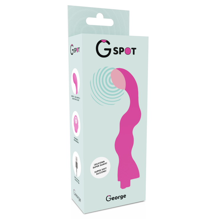G-Spot George Vibrador Punto G Rosa Chicle - Pelvia