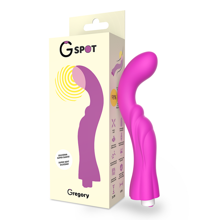G-Spot Gregory Vibrador Punto G Violeta - Pelvia