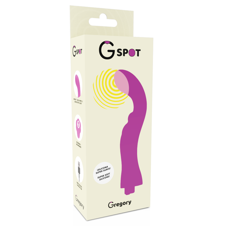 G-Spot Gregory Vibrador Punto G Violeta - Pelvia