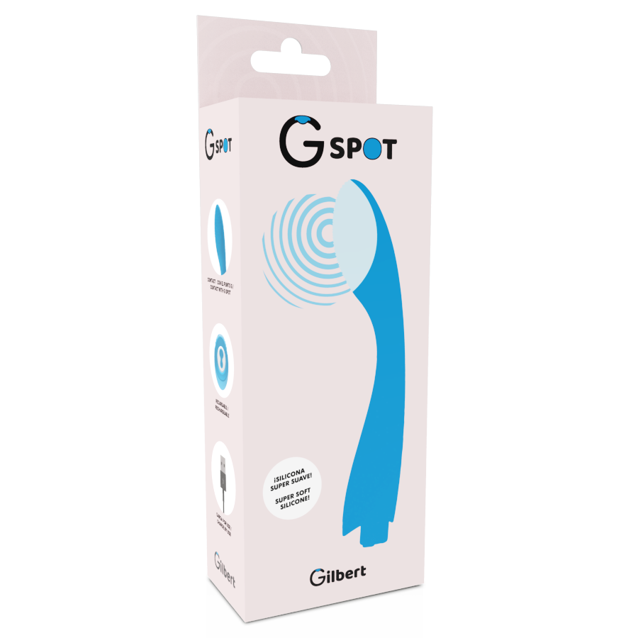 G-Spot Gylbert Vibrador Punto G Azul Turquesa - Pelvia