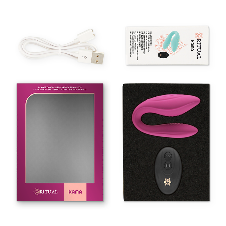 Rithual Kama Vibrador con Control Remoto para parejas - Pelvia