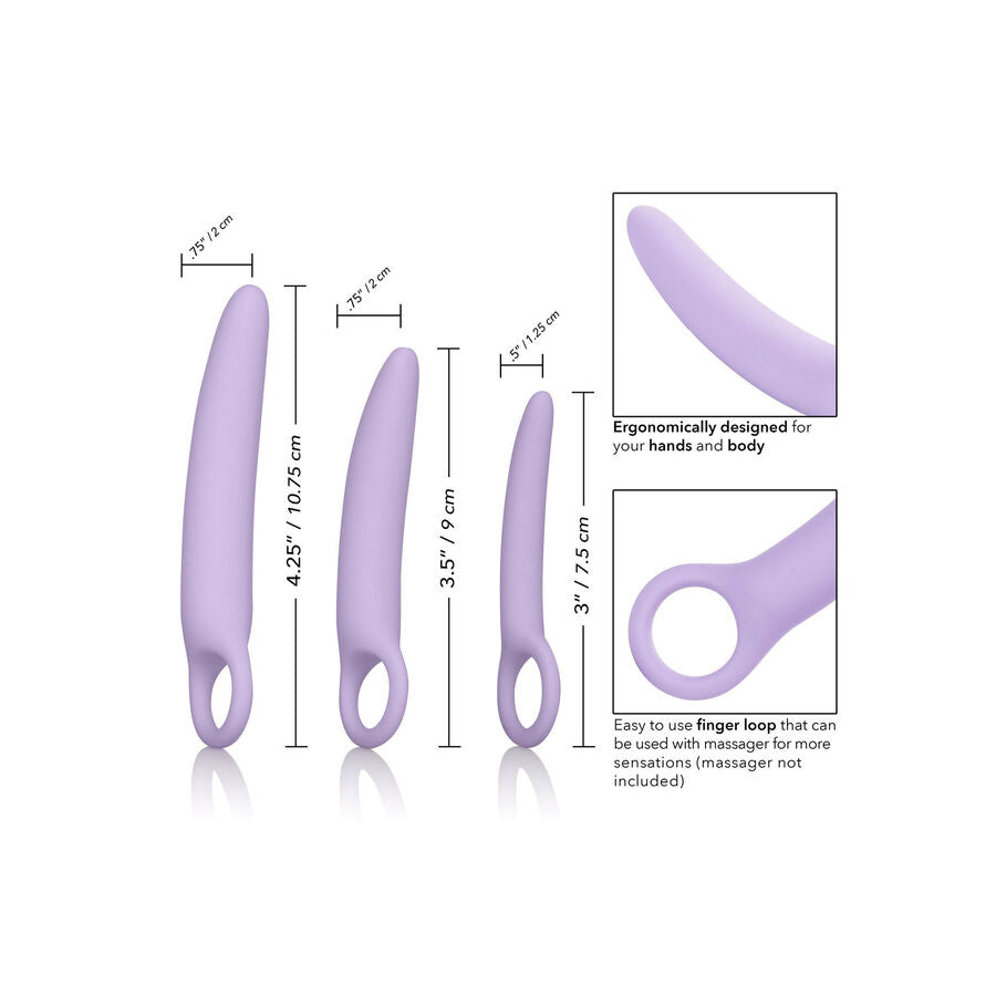 Dr. Laura Berman Alena set 3 Dilatadores vaginales silicona - Pelvia