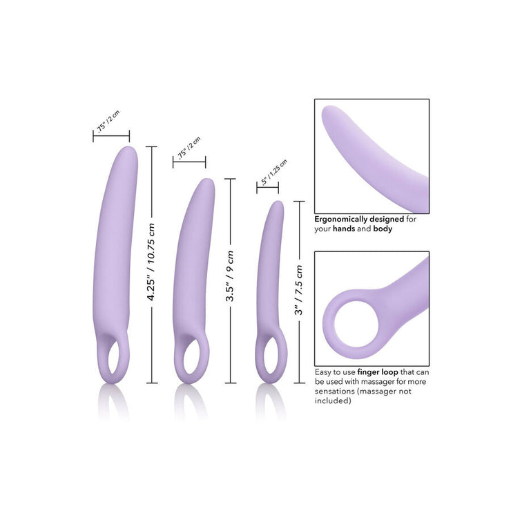 Dr. Laura Berman Alena set 3 Dilatadores vaginales silicona - Pelvia