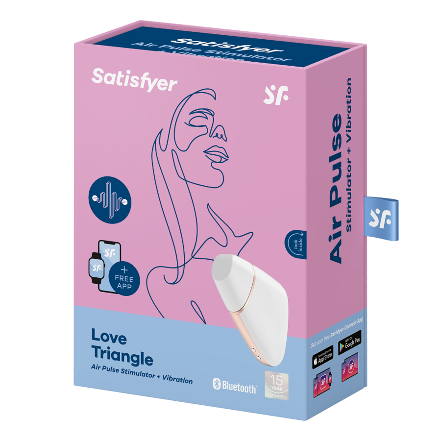 Satisfyer Connect estimulador Clítoris Love Triangle - Pelvia