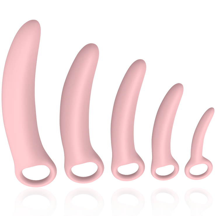 Intimichic Set 5 piezas dilatador vaginal silicona médica - Pelvia