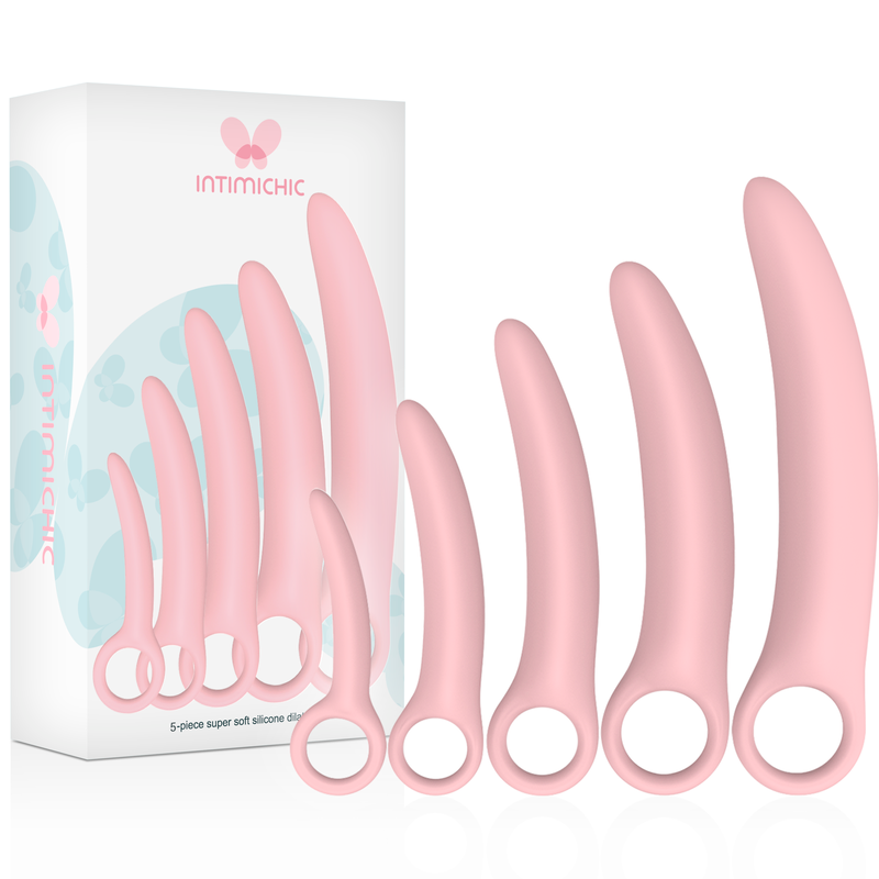 Intimichic Set 5 piezas dilatador vaginal silicona médica - Pelvia