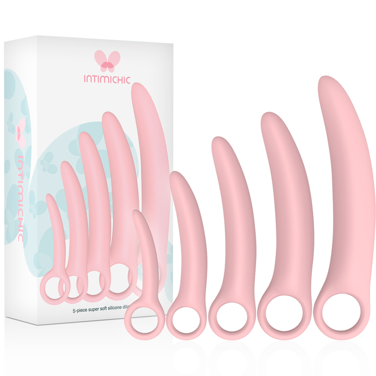 Intimichic Set 5 piezas dilatador vaginal silicona médica - Pelvia